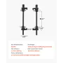 Strut Spring Compressor, 2 Pack, Heavy Duty Coil Spring Compressor Tool with 10.4 Inches(256 mm) Range, Compatible with 0.86 inc