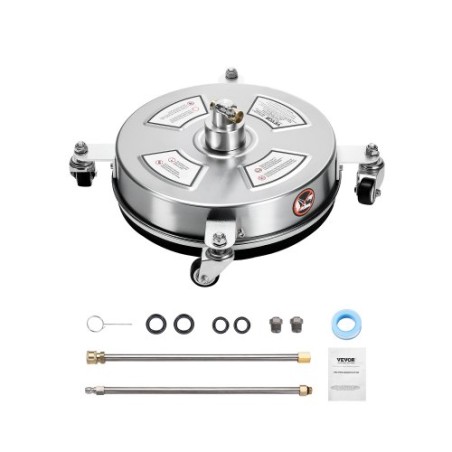 14 "Trykskive Surface Cleaner 4 Wheels 4000 Max Psi 2 Udvidede wands