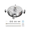 14 "Trykskive Surface Cleaner 4 Wheels 4000 Max Psi 2 Udvidede wands