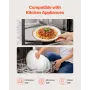 Dinnerware Set, Service for 4 People, Round Plates and Bowls Sets, Scratch Resistant Ceramic Dinner Ware, Dishwasher and Microwa