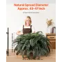 kunstige bregner, naturlig spredningsdiameter 43-47 tommer