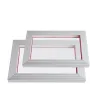 Screen Printing Kit, 2 Pieces Aluminum Silk Screen Printing Frames 8x10/10x14in 110 Count Mesh, 2 Tapes and Screen Printing Sque