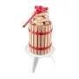 VEVOR 1.6 Gal/6L Fruit Wine Press, Solid Wood Basket with 8 Blocks, Heavy Duty Manual Juice Maker, Cider Apple Grape Tincture Ho