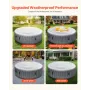 VEVOR Inflatable Hot Tub Cover, 4.5 Ft / 137 cm Round Hot Tub Cover Protector, Insulated Spa Covers for Inflatable Hottub, Weath