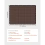 90% Sun Shade Cloth, 8 x 12 ft Pergola Shade Cover with Stainless Steel Grommets, Sun Shades Canopy Privacy Screen with 140 GSM 