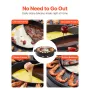 Hot Pot with Grill, 1800W 2-in-1 Electric Smokeless Grill and Hot Pot, Korean BBQ Shabu Shabu Hotpot with Separate Dual Temperat