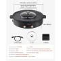 Hot Pot with Grill, 1800W 2-in-1 Electric Smokeless Grill and Hot Pot, Korean BBQ Shabu Shabu Hotpot with Separate Dual Temperat
