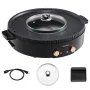 Hot Pot with Grill, 1800W 2-in-1 Electric Smokeless Grill and Hot Pot, Korean BBQ Shabu Shabu Hotpot with Separate Dual Temperat