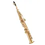 Lige Sopransaxofon, B Flat, Messing Saxofon Begyndersæt med