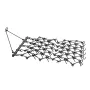 VEVOR Drag Harrow, 4 x 4 ft Durable Chain Harrow with 69 Sharp Teeth, Suitable for ATV UTV Tractor, Ideal for Soil Preparation, 