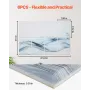 8 Pack Art akustiske paneler, 47,24 x 23,62 x 0,4 tommer