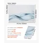 8 Pack Art akustiske paneler, 47,24 x 23,62 x 0,4 tommer