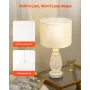 Drum Lamp Shade, 13 in Top x 13 in Bottom x 10 in High, Medium Drum Linen Lampshade, Replacement Lamp Shade for Table Lamps Floo