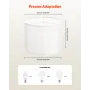 Drum Lamp Shade, 13 in Top x 13 in Bottom x 10 in High, Medium Drum Linen Lampshade, Replacement Lamp Shade for Table Lamps Floo