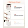 Drum Lampeskærm, 13 tommer top x 13 tommer bund x 10 tommer
