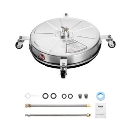 18 "Trykskive Surface Cleaner 4 Wheels 4000 Max Psi 2 Udvidede wands