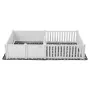Dogs Whelping Box, 93.3x48.4x18.1 inch, Plastic PVC Puppies Playpen with Height Adjustable Door and Washable Pee Pad, 2-Room Lay