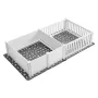VEVOR Dogs Whelping Box, 93.3x48.4x18.1 inch, Plastic PVC Puppies Playpen with Height Adjustable Door and Washable Pee Pad, 2-Ro