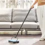 VEVOR Carpet Sweeper Manual, Floor Sweeper with 300 ml Dustbin Capacity Easy to Empty, 17 cm Cleaning Width for Home Office Carp