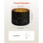 trommelampeskærm 2 sæt, 13 tommer top x 13 tommer bund x 10