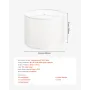 Drum lampeskærm 2 sæt, 16 tommer top x 16 tommer bund x 12