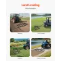 VEVOR Drag Harrow, 84" Width Tow Behind Drag Harrow, Q235 Steel Driveway Grader with Adjustable Bars & Pin Hitch, Support up to 