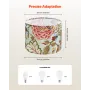 Drum Lamp Shade 2 Set, 13 in Top x 13 in Bottom x 10 in High, Medium Drum Linen Lampshade, Replacement Lamp Shade for Table Lamp