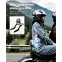 Motorcycle Backrest Sissy Bar with Luggage Rack, Compatible With Honda Rebel CMX 1100 2021-2022, 445mm Height, Detachable Passen