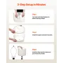 Drum lampeskærm 2 sæt, 16 tommer top x 16 tommer bund x 12