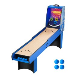 8 ft Roll & Score Arcade Game Table Electronic Scorer Game Room 4 Balls
