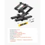5000 lbs RV Scissor Jacks, 4-23.4 in RV Stabilizer Leveling Scissor Jacks, Set of 4, Heavy Duty Stabilizer Jack with Crank Handl