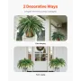 Artificial Ferns, Natural Spread Diameter 37-41 Inch, Large Hanging Fake Boston Ferns, Sunlight Resistant Fake Plant Wall Decor 