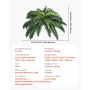 VEVOR kunstige bregner 2 stk, naturlig spredning Diameter 35-39 tommer, store hængende kunstige Boston bregner, falsk plante