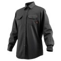 Flame-Resistant Welding Jacket L Size 7oz FR Cotton Welding Safety Jacket