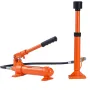 4 Ton Porta Power Kit, Portable Hydraulic Jack with 3.9 ft/1.2 m Oil Hose, Auto Body Frame Repair Kit with Storage Case for Car 