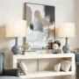 Drum Lampeskærm 2 sæt, 13 tommer top x 13 tommer bund x 10