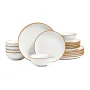 porcelænssæt, service til 6 personer, runde tallerkener og