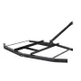 Drag Harrow, 66" Width Tow Behind Drag Harrow, Q235 Steel Driveway Grader with Adjustable Bars & Pin Hitch, Support up to 50 lbs