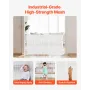 Retractable Baby Gate, 870 mm Tall, Extends up to 1400 mm Wide, Retractable Gate for Kids or Pets, Mesh Material, Easy to Instal