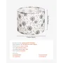 Drum Lampeskærm 2 sæt, 13 tommer top x 13 tommer bund x 10