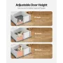 Dogs Whelping Box, 48 x 48 x 18,1 tommer, PVC-hvalpekravlegård