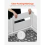 Dogs Whelping Box, 48 x 48 x 18,1 tommer, PVC-hvalpekravlegård