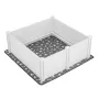 Dogs Whelping Box, 48 x 48 x 18,1 tommer, PVC-hvalpekravlegård