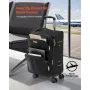VEVOR Softside Expandable Luggage with Spinner Wheels, 20 inch / 50.8 cm Softside Carry on Luggage, Lightweight Checked Suitcase