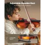 VEVOR Violin 340 mm størrelse til voksne, violin violinsæt til begyndere med hård kuffert, kolofonium, bue, skulderstøtte, bro,