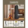 VEVOR Violin 340mm Size for Adults, Violin Fiddle Set for Beginners with Hard Case, Rosin, Bow, Shoulder Rest, Bridge, Tuner and
