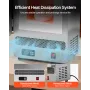 Tabletop Kiln Melter, 1500W Powerful Electric Kiln, 2192℉ / 1200℃ Max Temperature, Stainless Steel, Gold Melting Furnace for Wax
