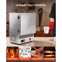 Tabletop Kiln Melter, 1500W Powerful Electric Kiln, 2192℉ / 1200℃ Max Temperature, Stainless Steel, Gold Melting Furnace for Wax