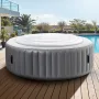 VEVOR Inflatable Hot Tub Cover, 5.4 Ft / 164.5 cm Round Hot Tub Cover Protector, Insulated Spa Covers for Inflatable Hottub, Wea