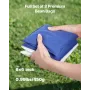 Cornhole Set, 3x2 ft Corn Hole Game Boards, Aluminum Weatherproof Portable Toss Board, Indoor and Outdoor Foldable Cornhole Play